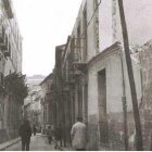 Calle Torrecilla, con casas derribadas y edificios desaparecidos en la década de los 70