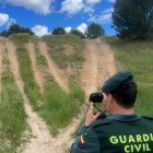Imagen de las rodaduras causadas por los vehículos que han circulado por la Red Natura 2000 en Matapozuelos (Valladolid).