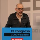 Raúl García, delegado CCOO Valladolid