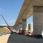 Viaducto del tramo Olivares-Quintanilla.