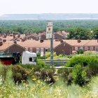 Zona entre Pago El Nogal y el casco histórico de Boecillo donde se construirá la pasarela peatonal.