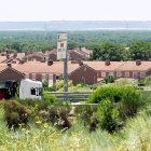 Zona entre Pago El Nogal y el casco histórico de Boecillo donde se construirá la pasarela peatonal.