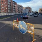 Corte de carril en Arco Ladrillo.