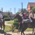 Diferentes caballistas en la XV edición de la Feria del Caballo.