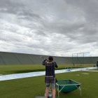 José María Mielgo durante el campeonato de Europa de skeet