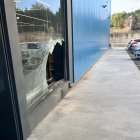 Restos del alunizaje en el supermercado de Agropal de Simancas