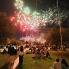 Un momento de los Fuegos Artificiales en las Fiestas de Valladolid.
