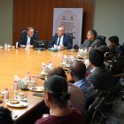 Carnero explica al colectivo de empresarios de Ahmedabad las oportunidades de negocio, de inversión e innovación urbana en Valladolid