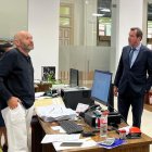 Visita de Óscar Puente a la oficina de Atención Ciudadana de Valladolid