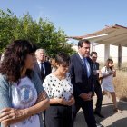 La ministra de Vivienda y Agenda Urbana, Isabel Rodríguez; el titular de Transportes y Movilidad Sostenible, Óscar Puente, y la de Igualdad, Ana Redondo, visitan los terrenos del acuartelamiento de ‘La Rubia’, en Valladolid.