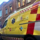 Una ambulancia en una imagen de archivo