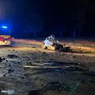 Choque frontal entre un camión y un turismo a la altura de Traspinedo.