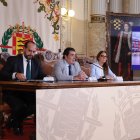 Espeso, Gutiérrez Alberca y Tena durante la presentación del estudio.