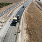 Obras en la A-11 a su paso por Valladolid.