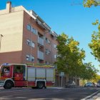 Incendio en una vivienda en la calle Treviño