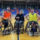 Bea Zudaire, Paco García Quiles y Simon Brown.