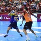 Alejandro Pisonero, en el duelo jugado en Torrelavega.