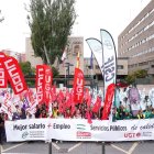 CCOO, CSIF y UGT se concentran en Valladolid contra el bloqueo a la negociación colectiva del Ministerio de Función Pública