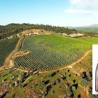 Vista aérea de una de las fincas del Pazo de Rubianes, en la pontevedresa Villagarcía de Arosa, y una de las cuatro referencias de la bodega.