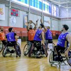 Una acción del partido entre Amiab Albacete y Fundación Aliados.