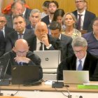 Acusados y defensas de la trama eólica en una foto de archivo.