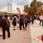 Voluntarios limpian el entorno del Pisuerga en Valladolid.