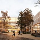 Recreación de la futura Ciudad de la Justicia de Valladolid.