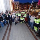 Carnero junto al Servicio de Limpieza de la ciudad