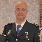 El jefe de antidroga de la policía nacional de Valladolid, el día que recibía el nombramiento de Guardia Urbano de Honor