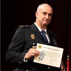 El jefe antidroga cuando fue nombrado guardia de honor.