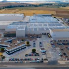 Vista aérea de la fábrica de Entrepinares en Valladolid