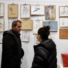 Exposición colectiva de dibujo ''apuntes del natural'', con obras de 24 artistas participantes en las sesiones organizadas por el dibujante Raúl Allén en su estudio