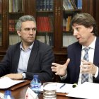 Javier Izquierdo y Carlos Martínez Mínguez en una foto de archivo.