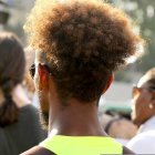 Protesta contra la discriminación racial en una imagen de archivo.