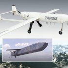 Unidades 'Tarsis' y 'Valero', dos modelos de dron que se fabricarán en las plantas de Valladolid y León.