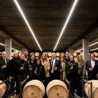 Entrega de la Insignia de Oro de Matarromera a Lorena Cuéllar Cisneros, gobernadora del estado de Tlaxcala (México).