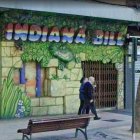 Indiana Bill, en la plaza de Zorrilla.