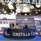 Stand de Castilla y León,en la feria internacional de turismo (Fitur).