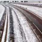 Carreteras de Valladolid cubiertas de Nieve.