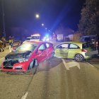 Imagen del accidente en la calle Valle de Arán