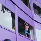 Spiderman en la grada del Estadio José Zorrilla.