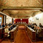 Imagen del Pleno realizado hoy de la Diputación de Valladolid