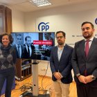 Mercedes Cantalapiedra, José Ángel Alonso y Eduardo Carazo, este viernes en Valladolid.