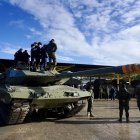 El Regimiento de Caballería Farnesio y Grupo Acorazado de Caballería Villaviciosa participan en la actividad ‘Working day’ junto a alumnos de cuarto de la ESO y primero y segundo de Bachillerato.