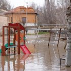 El río Duratón a su paso por Rábano y Peñafiel en Valladolid