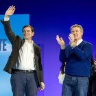 Alberto Núñez Feijóo y Alfonso Fernández Mañueco en la presentación de candidaturas para las próximas elecciones a las Cortes de Castilla y León del 15 de marzo.
