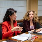 La ministra de Igualdad, Ana Redondo, mantiene una reunión con la jefa de la Unidad de Coordinación contra la violencia sobre la mujer de Castilla y León