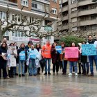 Concentración de médicos en León por el estatuto marco en una foto de archivo.