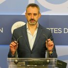 El portavoz de Vox en las Cortes de Castilla y León, David Hierro, en una foto de archivo.