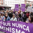 Manifestación por Día Internacional de la Mujer en Valladolid.